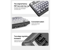 Attack Shark X98PRO Wireless Full-size layout gradient - 1472698 - zdjęcie 10